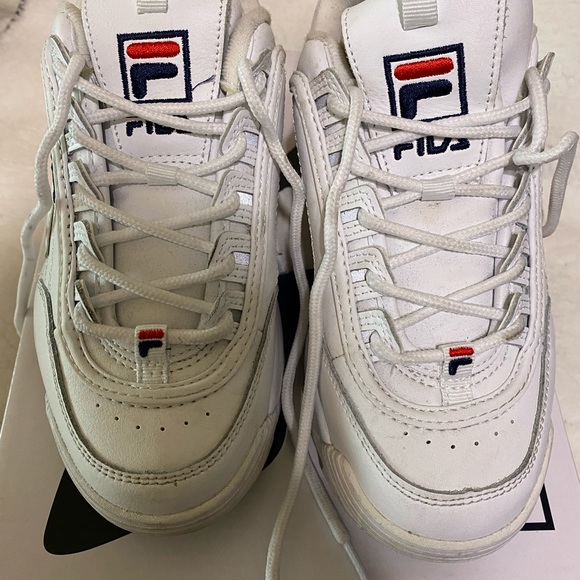 fila disruptor heel height